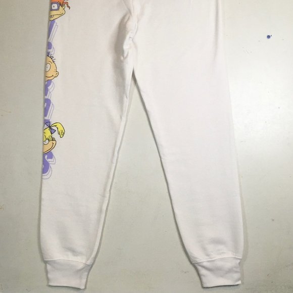Nickelodeon Rugrats Sweatpants Joggers White - Picture 3 of 6